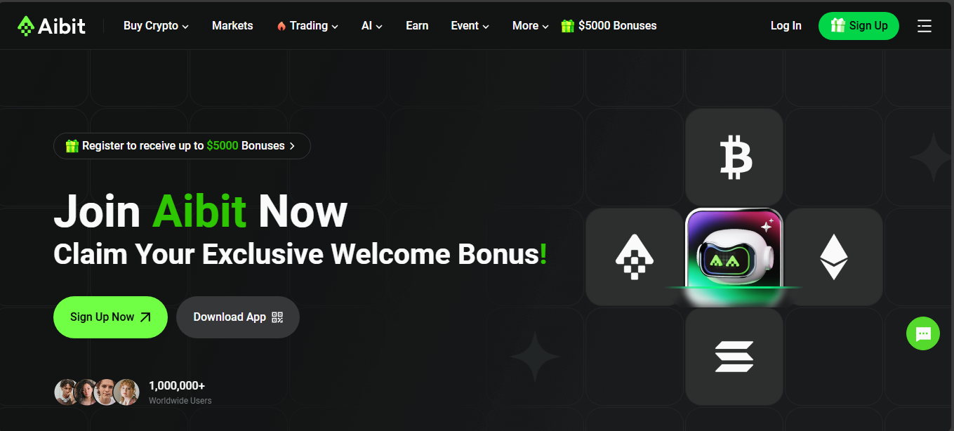 Aibit AI-driven crypto exchange