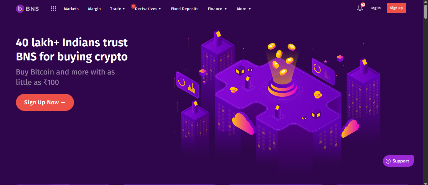 Bitbns crypto exchange platform
