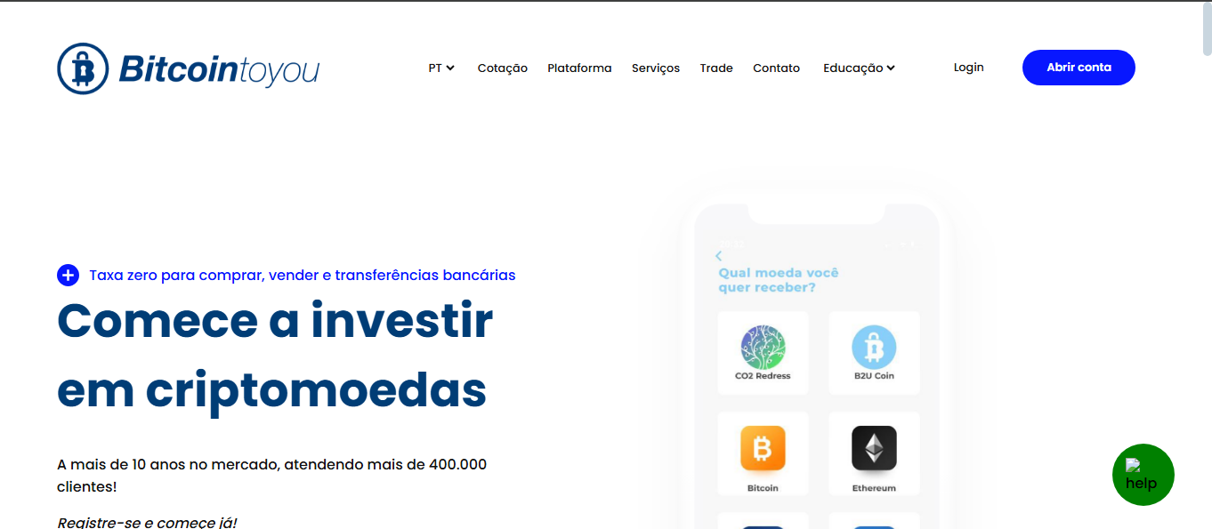 BitcoinToYou crypto exchange
