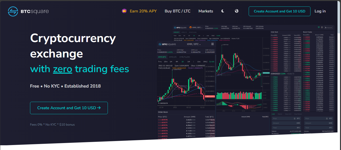 BTCSquare crypto exchange