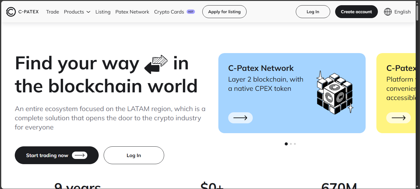 C-Patex Argentina-based crypto exchange