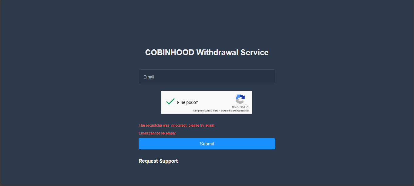 Cobinhood crypto exchange interface