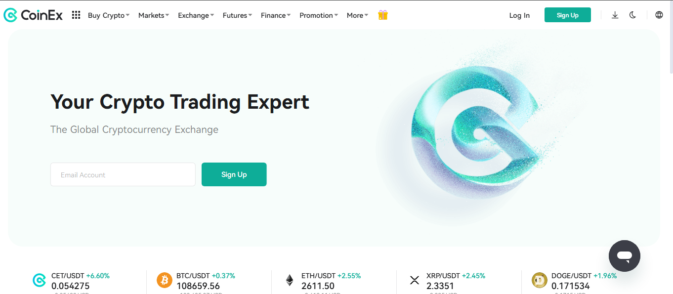 CoinEx crypto exchange