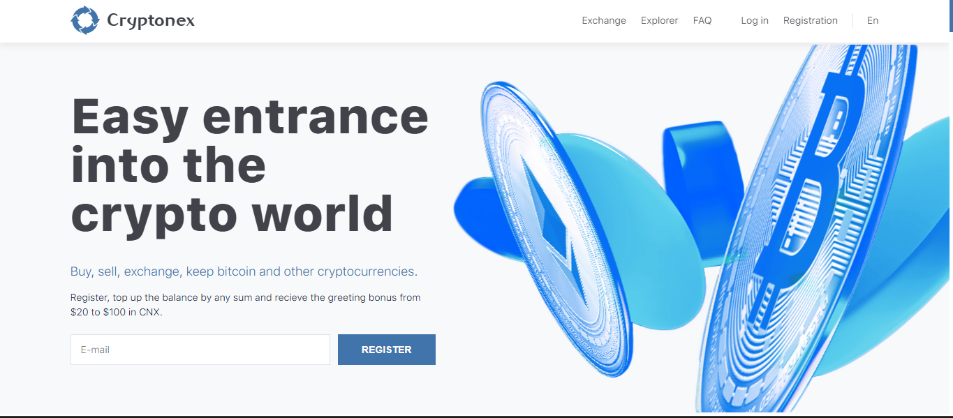Cryptonex crypto exchange platform