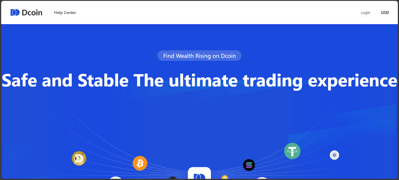 Dcoin crypto exchange platform