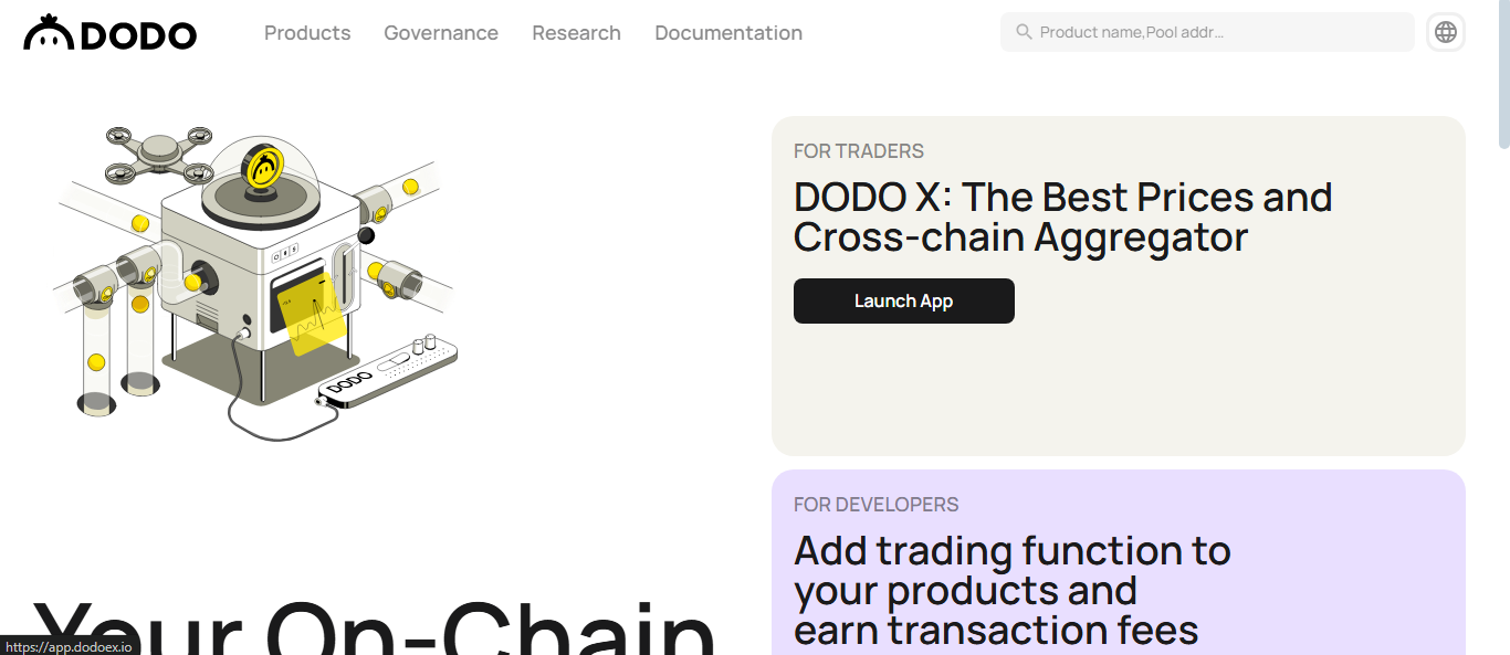 DODO crypto DEX PMM platform