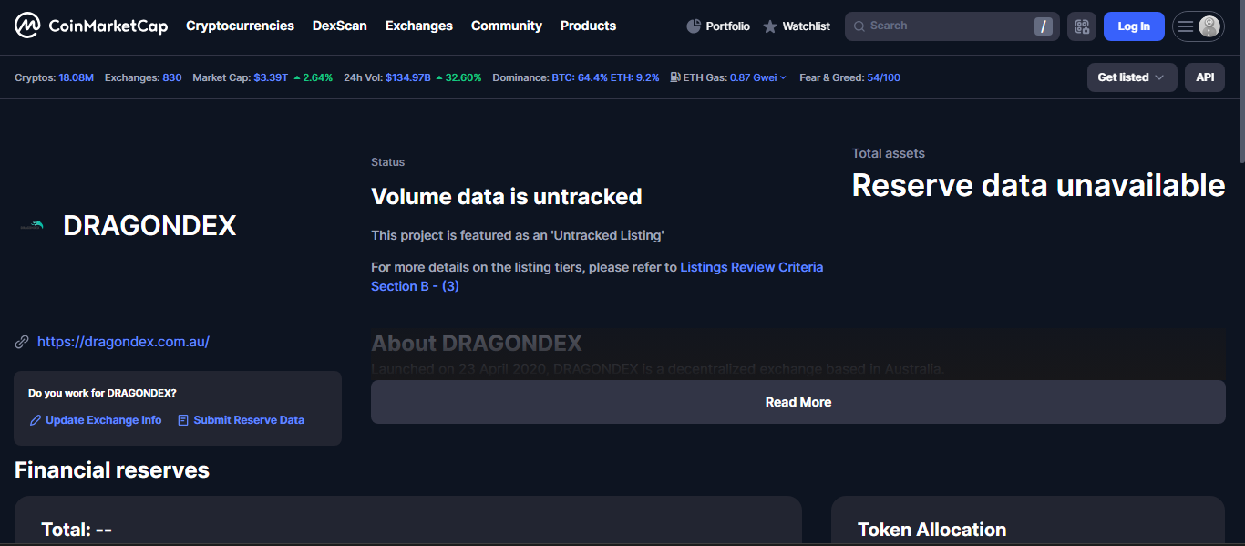 DragonDEX BNB Chain exchange