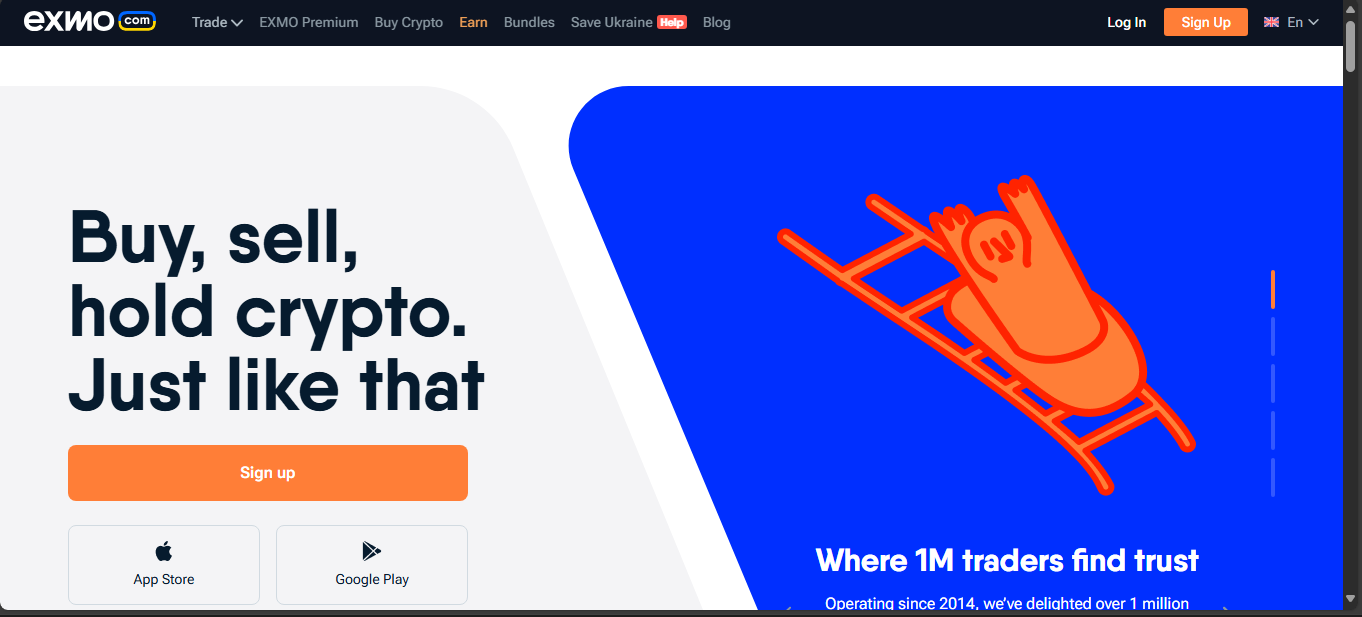 EXMO crypto exchange platform