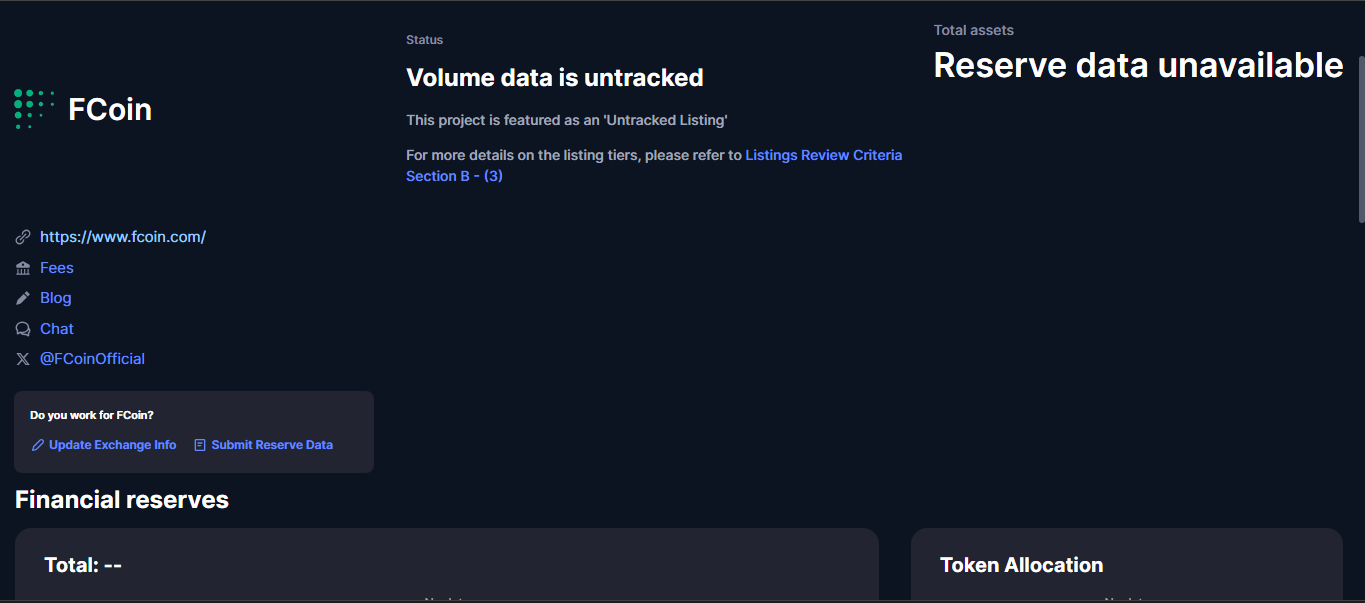 FCoin failed trans-fee mining exchange
