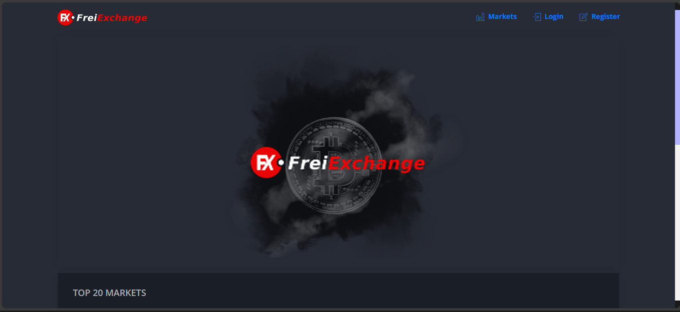 FreiExchange trading interface