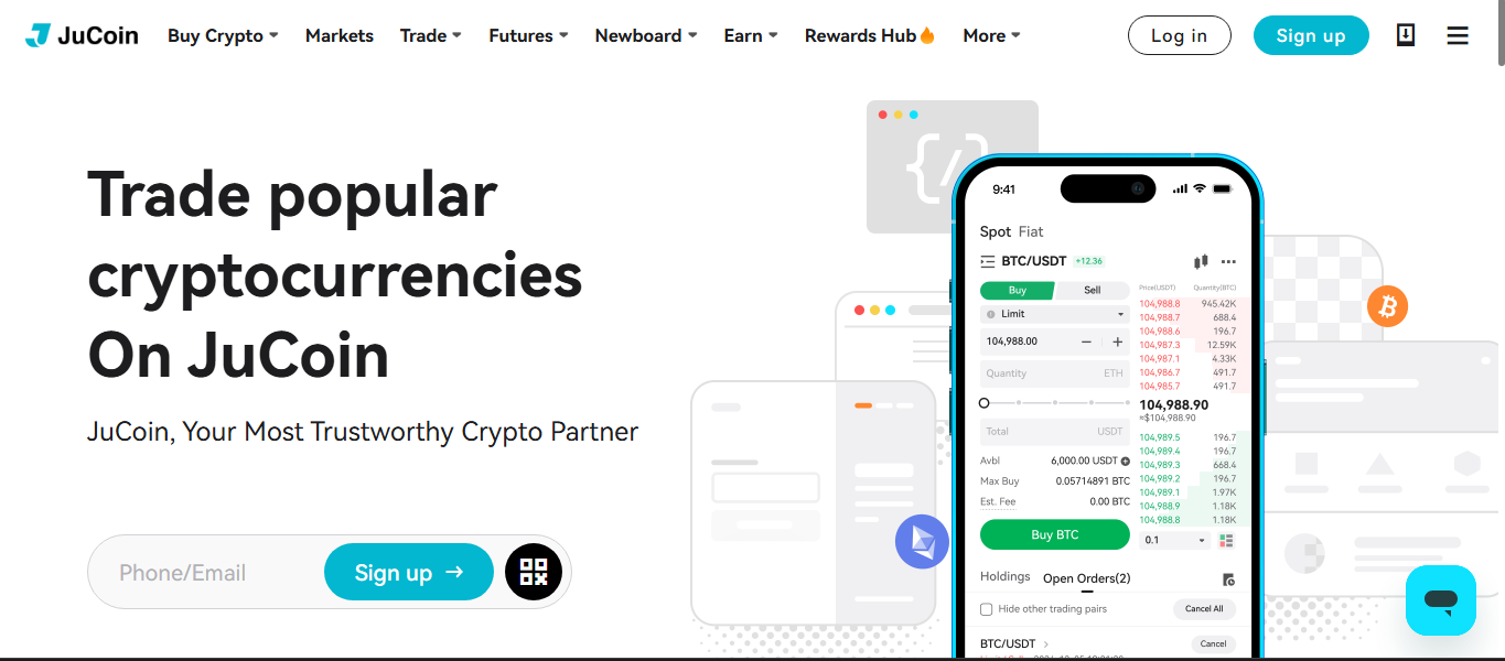 JuCoin crypto exchange