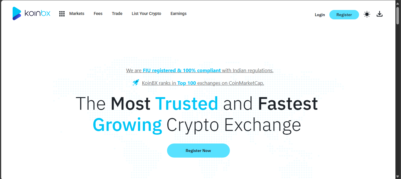 KoinBX - India-focused exchange with INR on-ramp, spot and futures