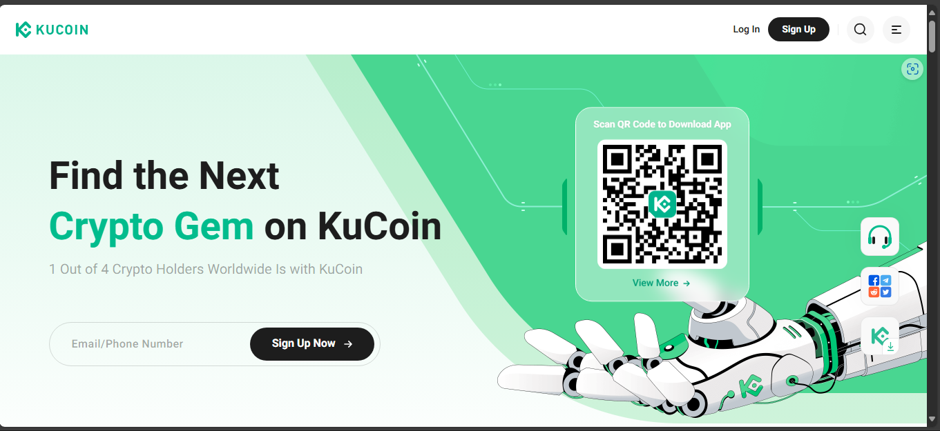 KuCoin crypto exchange platform