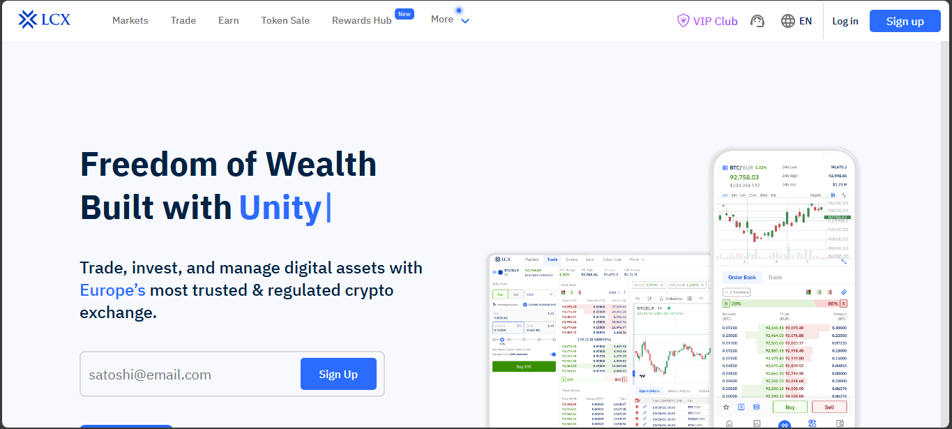 LCX Exchange - regulated Liechtenstein crypto platform