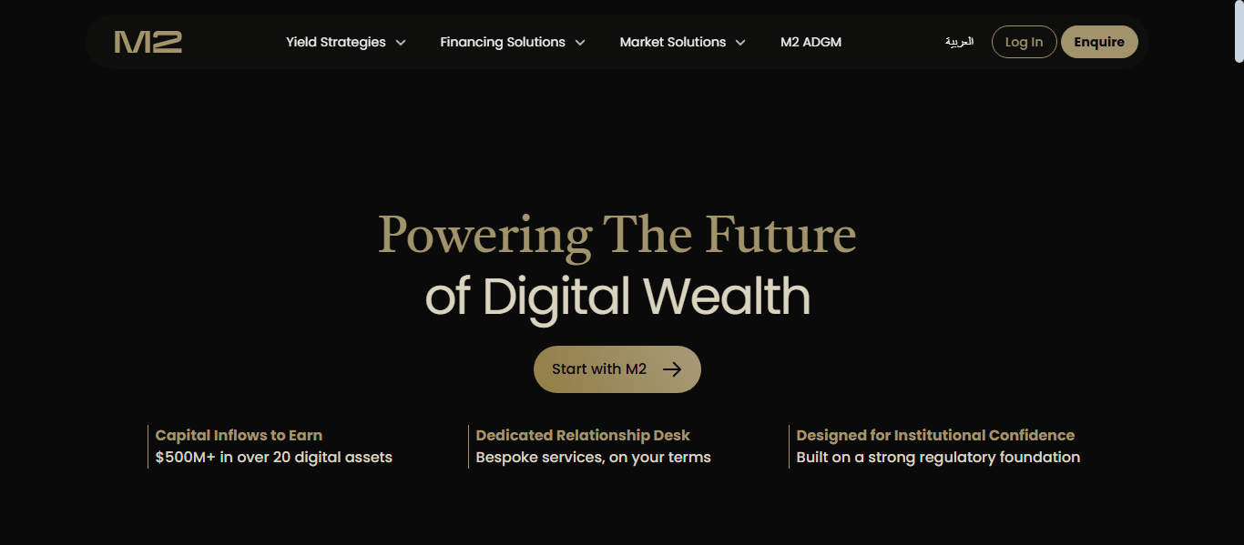 M2 Exchange UAE crypto platform