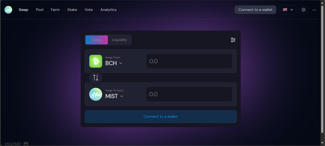 MistSwap on SmartBCH