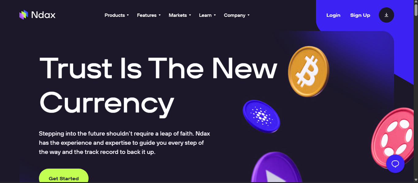 NDAX crypto exchange platform