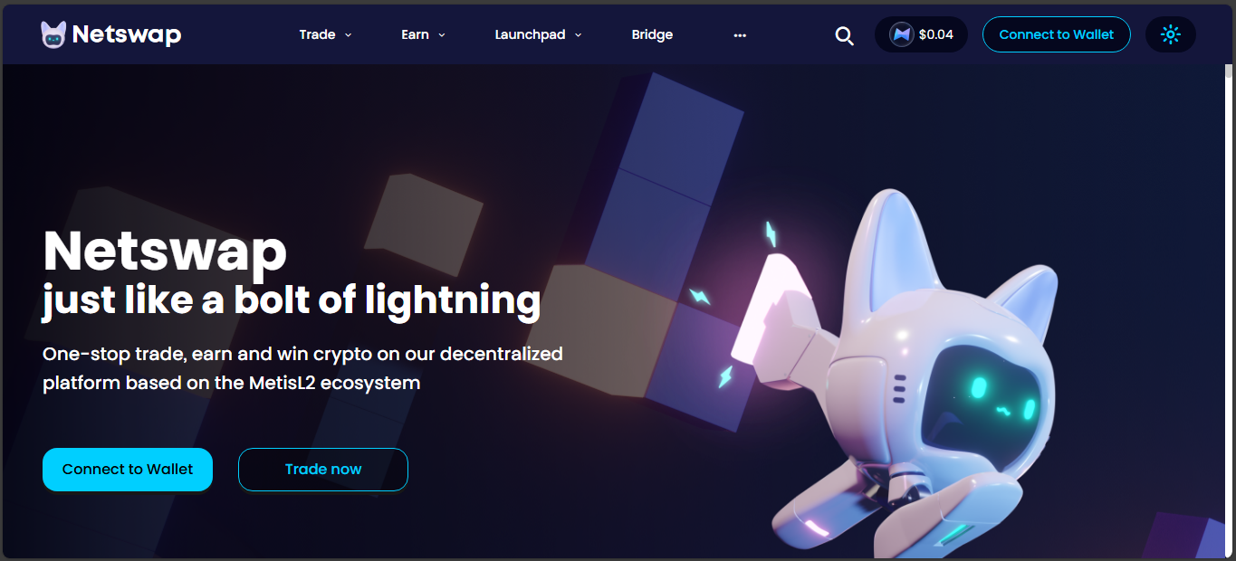 NetSwap TRON-based DEX interface