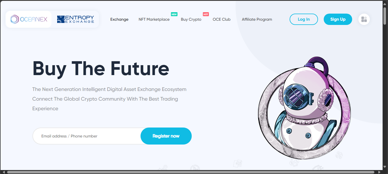 OceanEx centralized exchange with VeChain integration