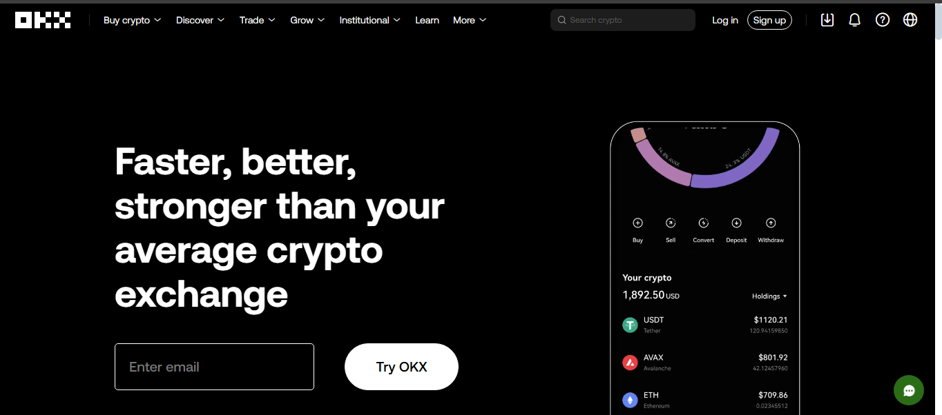 OKC Swap crypto exchange platform