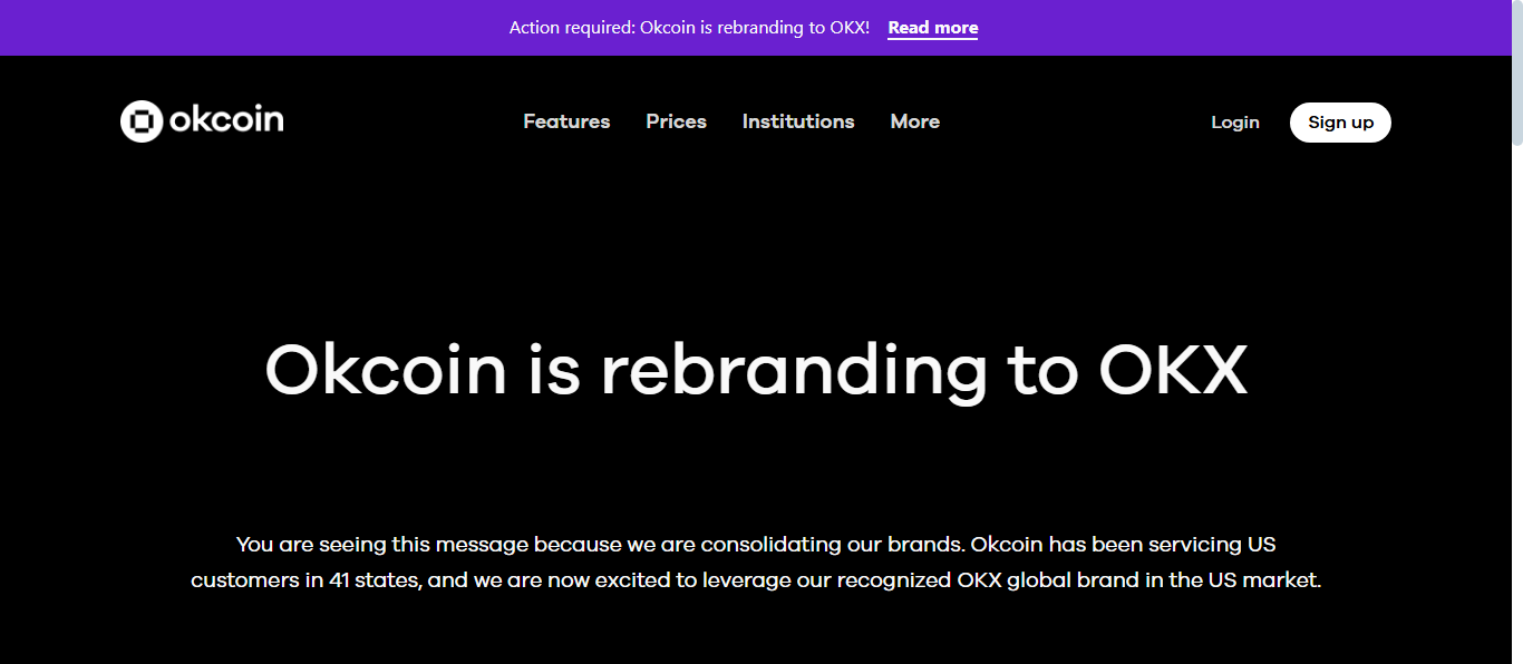 OKCoin crypto exchange platform