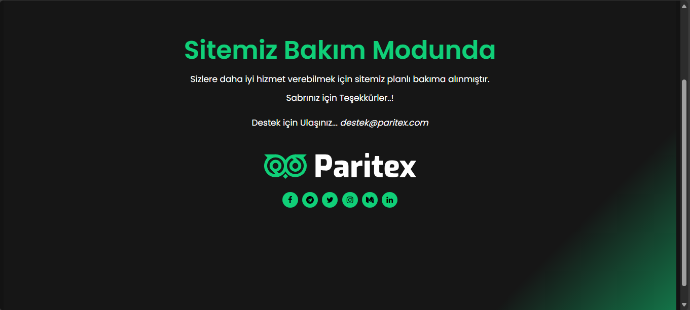 Paritex crypto exchange platform
