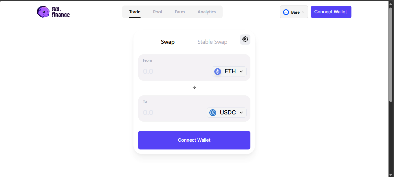 RAI Finance SOFI crypto platform