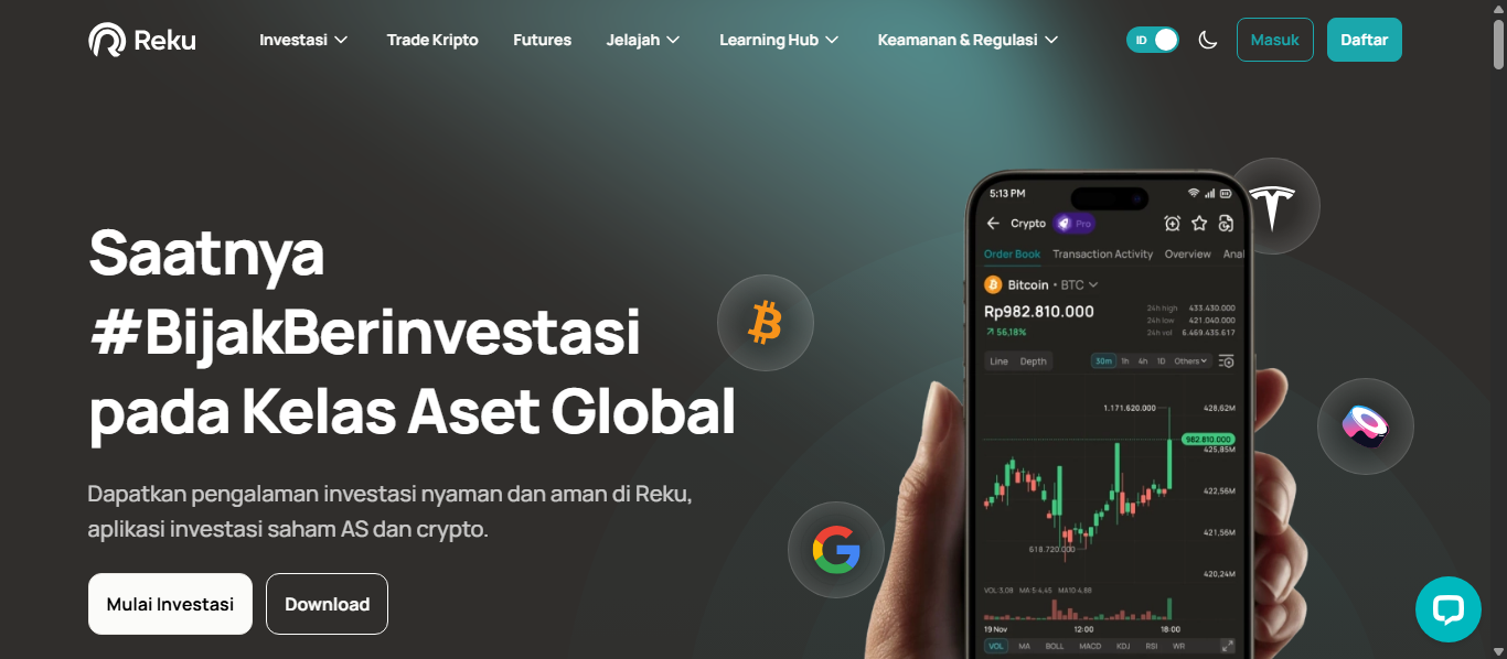 Rekeningku (Reku) crypto exchange platform