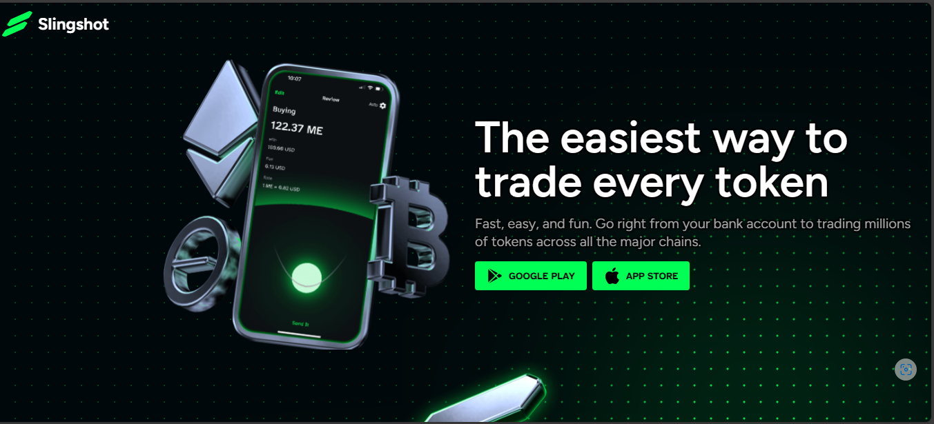 Slingshot Finance DeFi swap app with over 40k tokens and zero swap fees