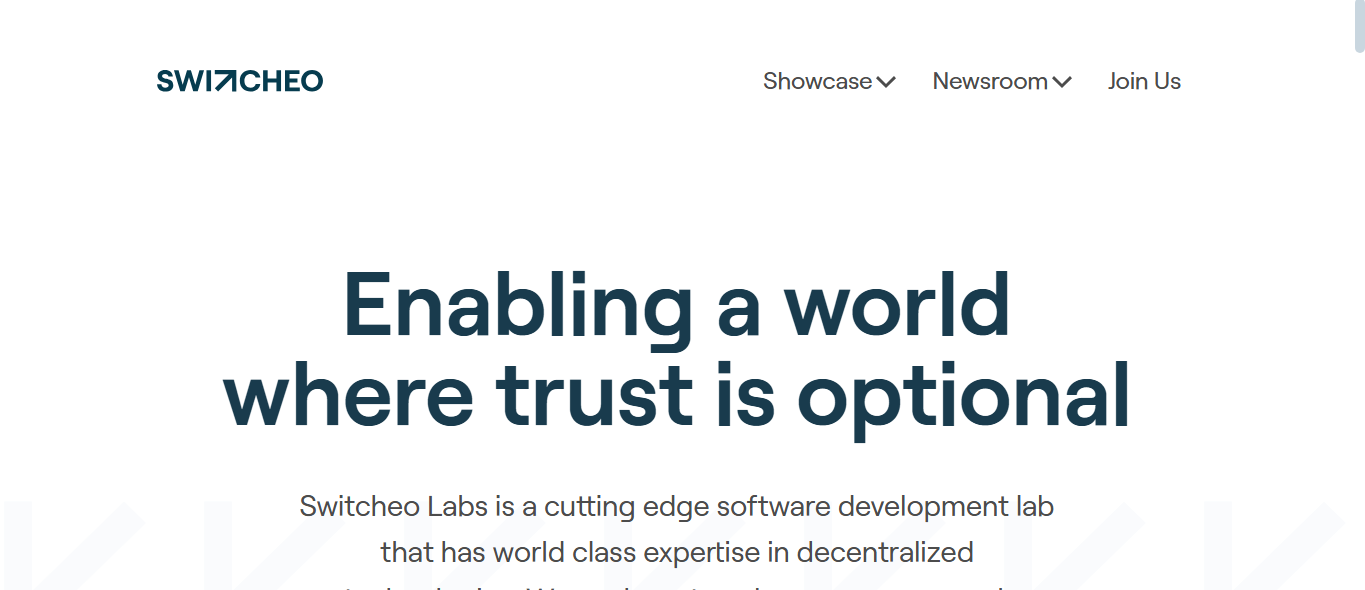 Switcheo crypto exchange platform