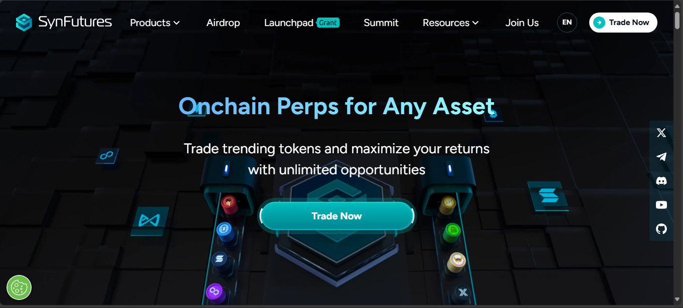 SynFutures V3 decentralized derivatives DEX powered by Oyster AMM in 2025