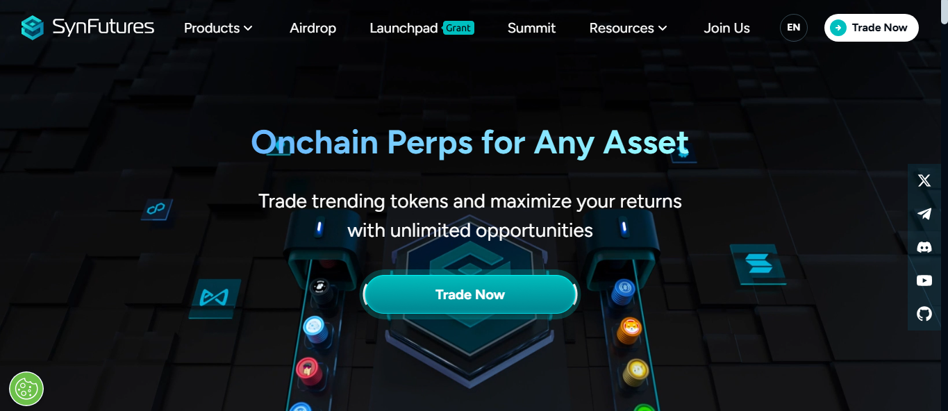 SynFutures on-chain perpetual futures and Oyster AMM