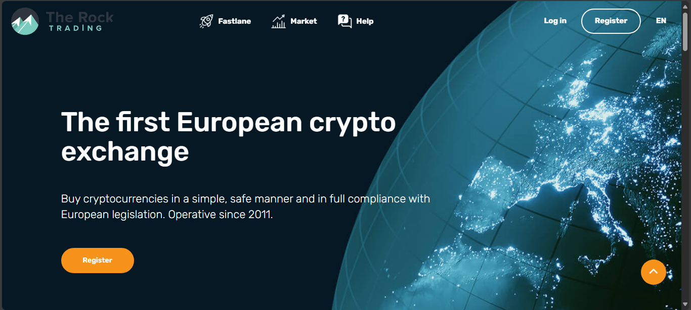 The Rock Trading crypto exchange platform