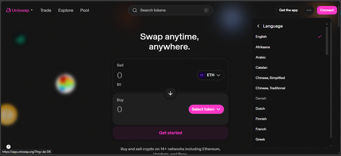 Uniswap V2 on Base decentralized trading