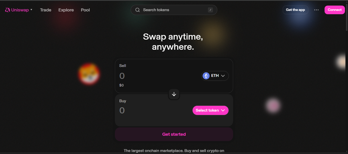 Uniswap V2 decentralized exchange