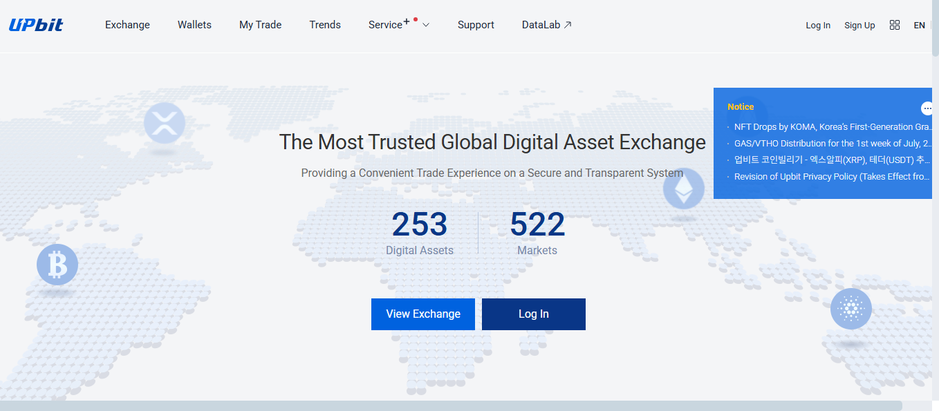 Upbit crypto exchange