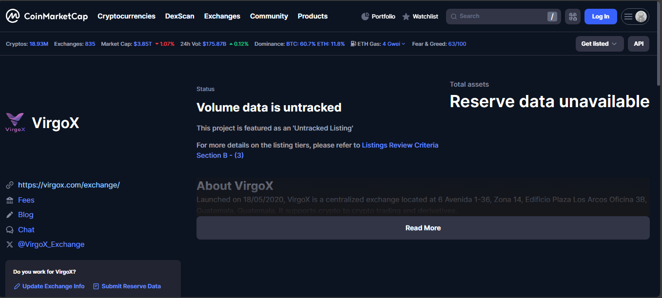 VirgoCX Canadian crypto exchange