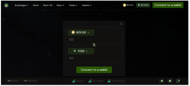 YodeSwap Dogechain DEX interface