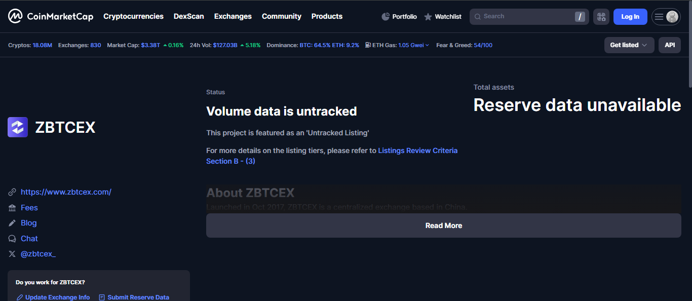 ZBTCEX crypto exchange