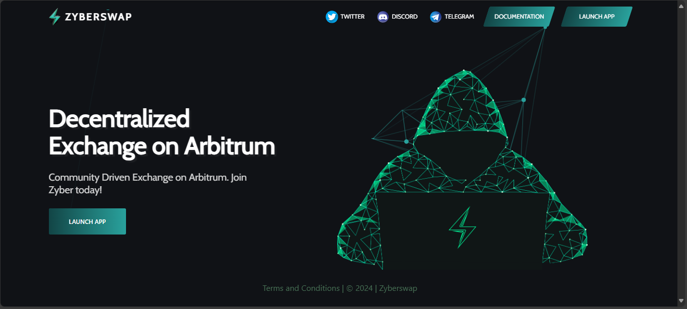 Zyberswap V3 DEX on Arbitrum and Optimism using Algebra tech